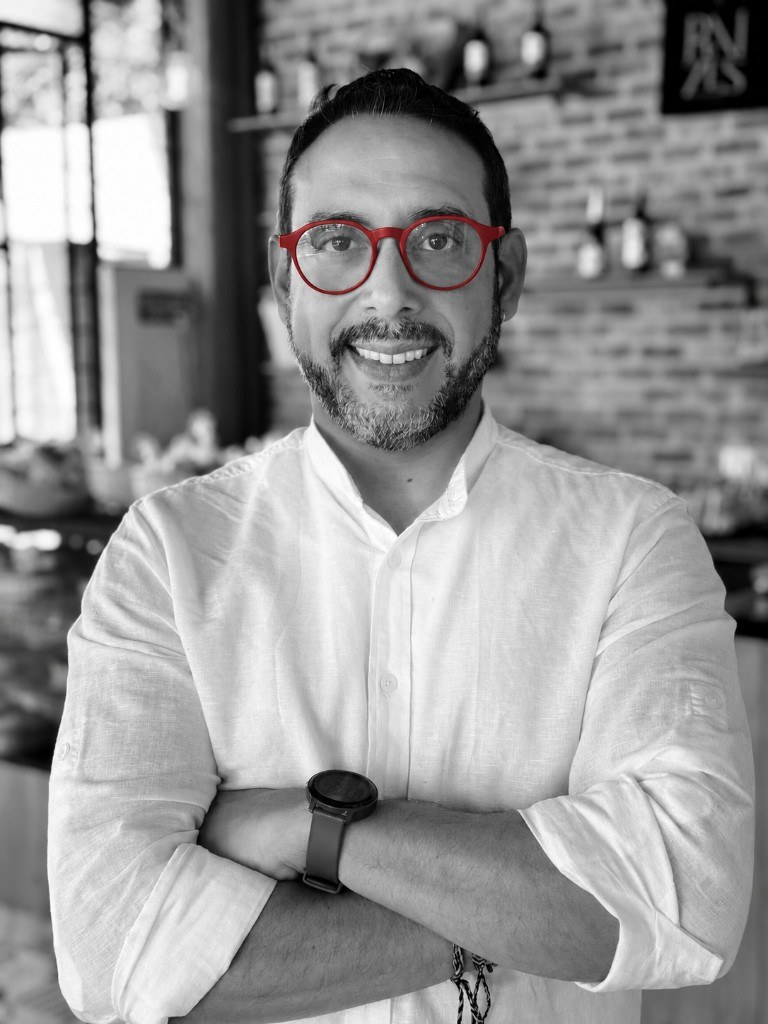Retrato editorial de Dani Jiménez